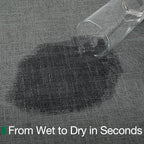 LUMI Ultra Thin Door Mat for Entryway,36"x59" Low Profile Non Slip Rubber Backing Indoor Doormat, Easy Clean Welcome Entrance Mat for Inside House, Patio, Greenish Grey