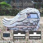 Solar Dog Garden Statues Outdoor Décor- Dog Figurines Solar LED Light Lawn Ornaments - Yard Decorations for Patio, Balcony, Backyard -Unique Birthday House Warming Gifts for Mom