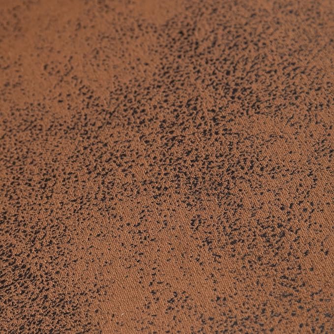 Furnimart Accent Chairs Set of 2, Mid-Century Modern Chair Reading Chairs with Extra-Thick Backrest, Wooden Armchairs for Living Room, Bedroom, Waiting Room, Brown Fabric