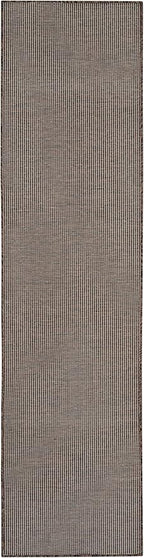 Nourison Home Positano 8' Runner Natural Fabric Modern Area Rug (8' Runner)