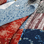 Secgo Queen Comforter Set for Bed - 100% Cotton Quilts Queen Size, Black Bedspreads (90 * 98 Inch) with 2 Pillow Shams, Patchwork Reversible Lightweight Bedding