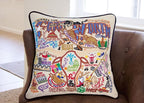 Catstudio Fort Worth Embroidered Decorative Throw Pillow