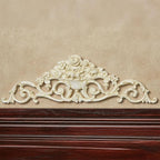 Touch of Class Giovana Ivory Acanthus Leaves and Roses Wall Topper - Picture Enhancements - Wall Decor Hanging for Bedroom, Bathroom, Dining Room, Living Room, Office