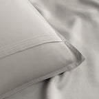 King Sheets by Pure Bamboo, Genuine 100% Organic Viscose Derived from Bamboo Bed Sheet Set, Luxuriously Soft & Cooling, Double Stitching, Lifetime Quality Promise (King, Stripes)
