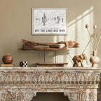 Putuo Decor Bohemian Western Wall Decor, Artistic Cowboy Prints, Square Wall Pediments for Living Room and Hallway (Cactus)