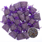 Pack of 24 Lavender and Cloves Sachets for Clothes Storage, Home Fragrance Sachet for Closets, Garment Bag or Drawers, LV-H-1