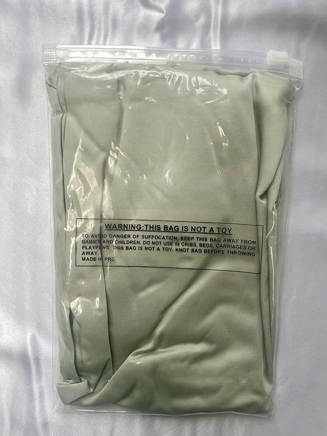 Honeydew Queen Side Pillow Case - Fits The Scrumptious and Essence Curved Pillows for Side Sleeping - Comfortable and Soft Cooling Viscose Made from Bamboo Fabric - Queen Size (Morning Mint Green)