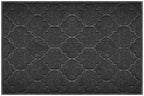 Door Mat Outdoor, 24x36, Welcome Mats for Entryway, Front Doormat for Home Entrance, Indoor Floor Mat, Durable, Non-Slip, Boot Scraper, Catches Muddy and Dirt (Black)