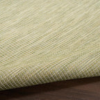 Nourison Home Positano Indoor/Outdoor Green 9' x 12' Area Rug, Easy Cleaning, Non Shedding, Bed Room, Living Room, Dining Room, Backyard, Deck, Patio (9x12)