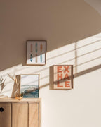 HAUS AND HUES Beige Wood Oak 8x10 Picture Frame, Set of 3 - Modern Wood Wall Art Display - Lightweight 8x10 Frame Set of 3 for Art Prints, Photos, Posters - Ready-to-Hang Vertically & Horizontally