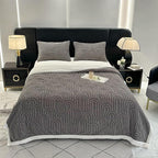 UKELER Sherpa Fleece Blanket 60 × 80 inch, Ultra Soft Twin Size Throw Blanket for All Season, Cozy Plush Arch Blankets for Bed Couch Sofa Office Camping, Dark Grey