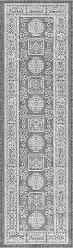 Keen Home Design Terrace Outdoor Runner Rug - 2x6 Washable Indoor/Outdoor Rug for Patio, Kitchen, Balcony, Beach, Garden, Deck and Porch, Size: 2'2"x5'7"