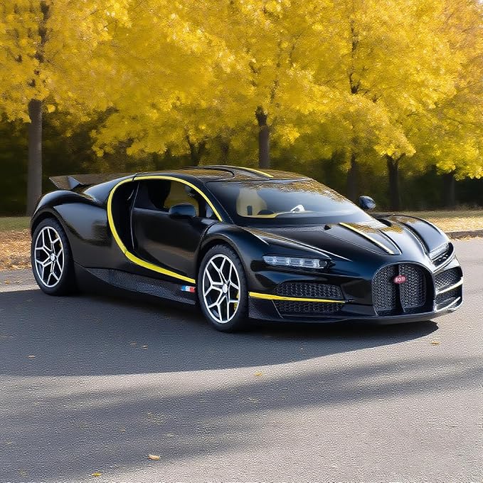 Car Toys for Boys 1 32 Diecast Cars Collectibles Car Model Kit,Metal Toy Car for Boys and Girls,Pull Back Cars with Lights and Sounds,Cars for Kids Ages 3-5（Black）