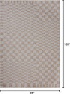 Loloi Amber Lewis Topanga Collection TOP-03 Natural/Dove 7'-10" x 10' Indoor/Outdoor Area Rug