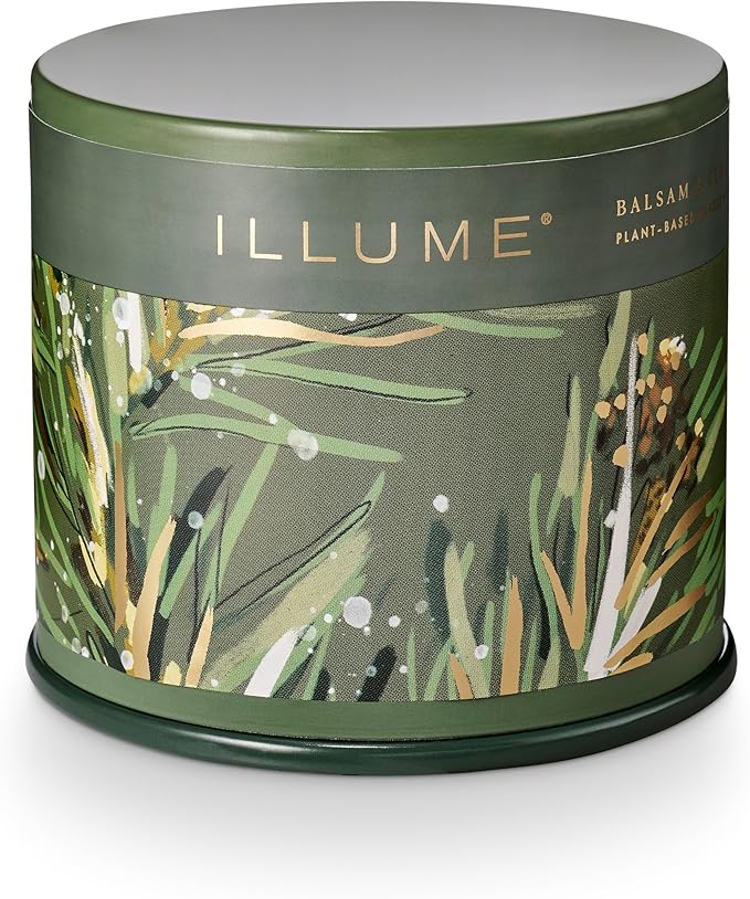 ILLUME Vanity Tin Candle, Balsam & Cedar