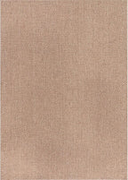 CAMILSON Easy Jute Rug 8x10, Indoor Outdoor Natural Color Farmhouse Area Rugs for Living Room Patio and Kitchen Rug, Solid Boho Woven Design, Easy-Cleaning, Washable Outside Carpet Alfombras (8 x 10)