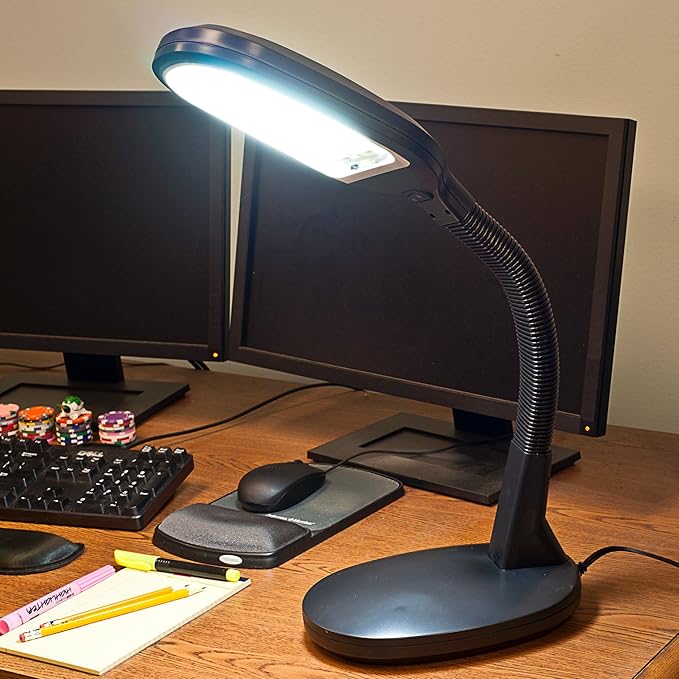 Trademark Home Collection 72-0893 Trademark Home Deluxe Black Sunlight Desk Lamp