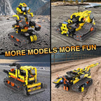 5 in1 Stem Robot Building Kit for Kids Ages 8-13, 688 PCS Remote & App Controlled Dinosaur Car Building Toys for Kids Science Learning, Birthday Gifts for 8 9 10 11 12+ Years Old Boys Girls