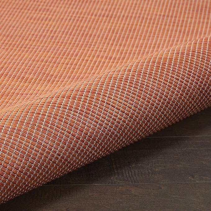 Nourison Home Positano 5' x 7' Terracotta Fabric Modern Area Rug (5' x 7')