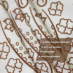 FORATER Floral Bohemian Tapestry, Flower Aesthetic Tapestry Indian Wall Hanging Boho Tapestries Mandala Room Decor for Bedroom Living Room Dorm (Flaxen, 61L x 53W)