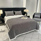 UKELER Sherpa Fleece Blanket 60 × 80 inch, Ultra Soft Twin Size Throw Blanket for All Season, Cozy Plush Arch Blankets for Bed Couch Sofa Office Camping, Dark Grey