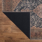 Keen Home Design 6x9 Rug - Machine Washable Area Rug with Non-Slip Backing, Ideal for Living Room, Dining Room, Bedroom - Vintage, Easy Clean, Durable, Low Pile Rug - (6' x 9')