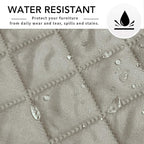 Easy-Going Sectional Couch Covers for Dogs L Shape Sofa Cover Reversible Sofa Slipcover Chaise Lounge Cover Furniture Protector Cover for Pets Dog Cat (42 x 68 inches, Beige/Beige)