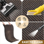 Yimobra Front Door Mat Outdoor Indoor Entrance, 100% Waterproof All-Season All Weather Doormat, Welcome Matt Outside Entry, Non Slip, Low Profile, Heavy Duty Patio Porch Floor Mats,47 x 24