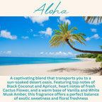 Aloha Scented Candle, Many Scents to Choose from, All Natural Non-Toxic Soy Wax, Handmade in The USA(Aloha)