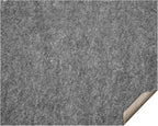 VEVOR - Slip-Resistant Rug Pad - Protective Cushioning Carpet Pad - 8' x 10' - 1/4" Thick - Dual Surface - Polyester Felt + Latex - Gray - 7-8㎡ Area Carpet Padding Rug Cushion Safe for All Floors