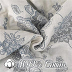 MSGKV Throw Blanket 100% Cotton Blankets Stitch Blanket,Versatile Knit Woven Super Soft Warm & Decorative Blankets for Chair Bed Sofa Couch and Bedroom Living Room,60''Wx 80''L