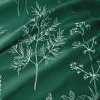 Love's cabin Emerald Full Comforter Set - Full Size Comforter Set, 3 Pieces Cute Floral Bedding Sets for All Seasons,1 Soft Reversible Botanical Flowers Comforter and 2 Pillow Shams