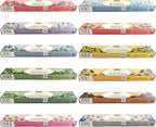 Tulasi Incense Sticks Set of 12 Scents (180 Sticks) Variety Natural Fragrances - Lavender, White Sage, Patchouli, Rose, Chakra, Mantra, Sandalwood, Palo Santo, Fruit for Meditation & Positive Vibes