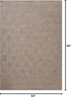 Loloi Amber Lewis Topanga Collection TOP-06 Natural/Mist 5'-3" x 7'-6" Indoor/Outdoor Area Rug
