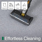 LUMI Ultra Thin Door Mat for Entryway, Low Profile Non Slip Rubber Backing Indoor Doormat, Easy Clean Welcome Entrance Mat for Inside House, Patio, Light Grey 20"x32"