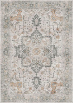 GENIMO Area Rug 2x3 Doormat, Machine Washable Low Pile Rugs, Small Retro Chenille Entryway Mat for Entrance, Hallway, Kitchen and Corridor, Light Taupe Brown