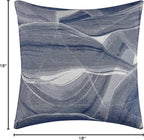 Erling Pillow (50/50 Down Feather Blend, 18" x 18") It is Perfect for Living Room, Sofa, Couch, Bedding, Home Decoration, or Any Commerical Enviroment. CAL117 Regulated