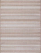 Stripe Outdoor Rug 6x9 Washable Outside Carpet for Indoor Patio Porch Waterproof Easy Cleaning Non Shedding Area Rugs Beige 6 x 9