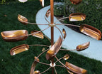 Stanwood Wind Sculpture Kinetic Copper Wind Sculpture - Quaking Aspen