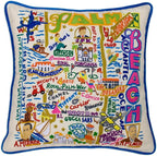 Catstudio Palm Beach Embroidered Decorative Throw Pillow