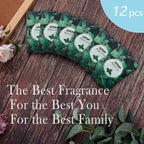 MYARO 12 Packs Peppermint Potpourri Bags Sachets for Drawer and Closet, Long-Lasting Drawer fresheners Closet sachets Home Fragrance