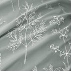 Love's cabin Grey Full Size Comforter Set - Full Comforter Set, 3 Pieces Cute Floral Bedding Sets for All Seasons,1 Soft Reversible Botanical Flowers Comforter and 2 Pillow Shams