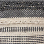 REDEARTH · Tufted Pouf Ottoman with Filler Textured Storage Cube Bean Bag Pouffe Footrest for Living Room, Bedroom, Nursery, Kidsroom; 100% Cotton (17.5"X17.5"X17.5", Precis Descant Gray)