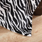 MERRYLIFE Throw Blanket Couch | Soft Decorative Ultra-Plush Soft Colorful Blanket| King Size Travel Throws Oversized |(90" 102", Zebra)