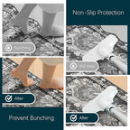 RUGSURE Rug Gripper Pad for Hardwood Floors & Tile Floor - Non Slip Area Rug Pads - Under Carpet Anti Skid Mat - Non Skid Rug Backing, 7x10 Ft
