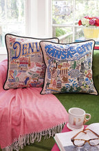 Catstudio Kansas City Embroidered Decorative Throw Pillow