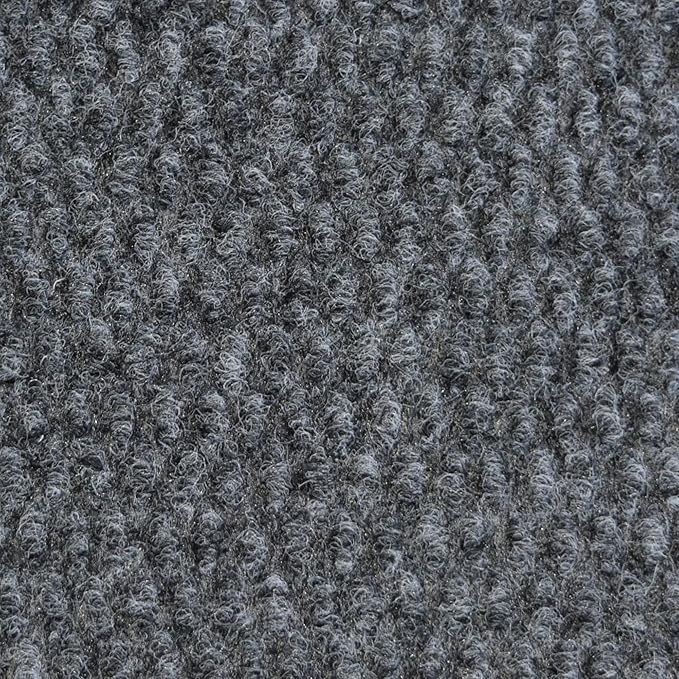 iCustomRug Hallway Runner Rug – 3x8ft Charcoal, Indoor/Outdoor, Non-Slip Rubber Backing, Low-Profile All-Weather Carpet, Non-Shedding & Easy Care, Entryway Mat Ideal for High Traffic Areas