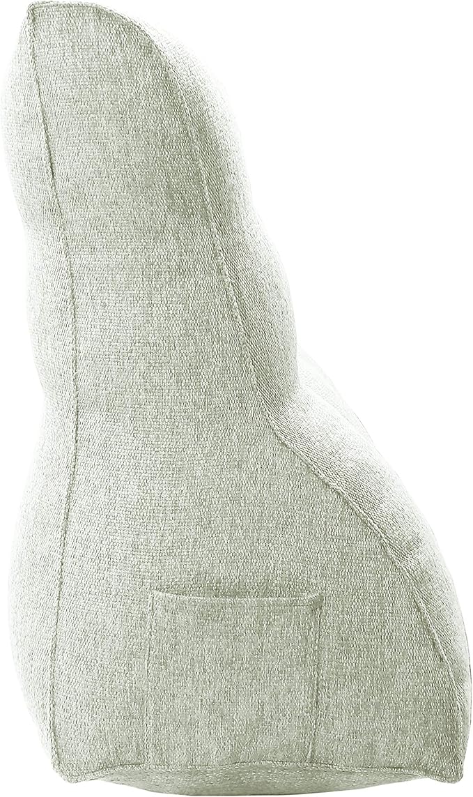 Daneey Multifunctional Headboard Wedge Pillow Dorm Headboard Twin XL Bed Wedge Pillow for Headboard Reading Pillow Adult Back Pillow for Sitting in Bed Wedge Pillow Headboard with Washable Beige Cover