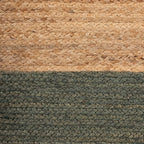 REDEARTH · Cube Pouf Foot Stool Ottoman - Jute Braided Pouffe Poof Accent Sitting Footrest for The Living Room, Bedroom, Nursery, Patio, Lounge & Other Rooms (14.5”x14.5”x16”; Natural Olive)