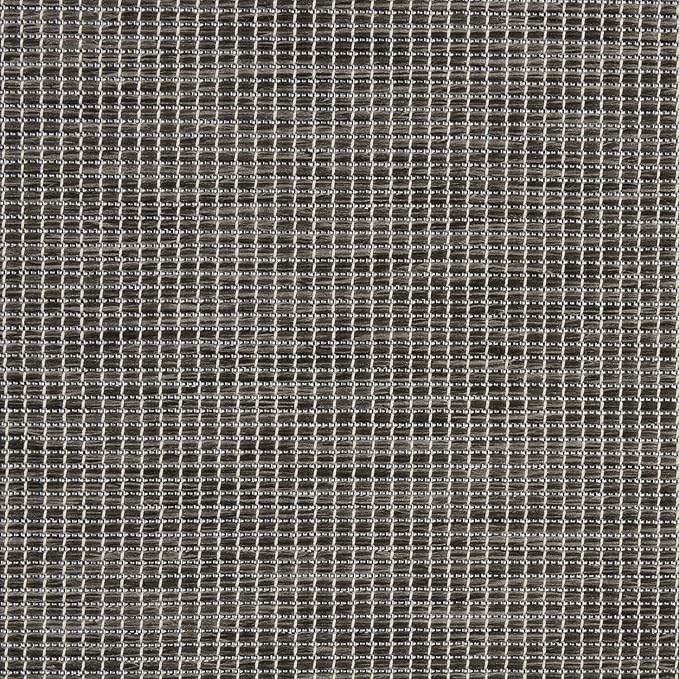 Nourison Positano Indoor-Outdoor Charcoal 7' x 10' Area Rug, Easy Cleaning, Non Shedding, Bed Room, Living Room, Dining Room, Backyard, Deck, Patio (7x10)